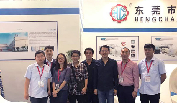 Hengchang Hang Fengji participated in 2014 China Guangzhou International Woodworking Machinery, furniture ingredients exhibition