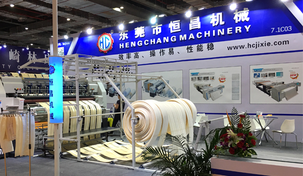 恒昌绗缝机精彩呈现2012年中国国际纺织机械展览会