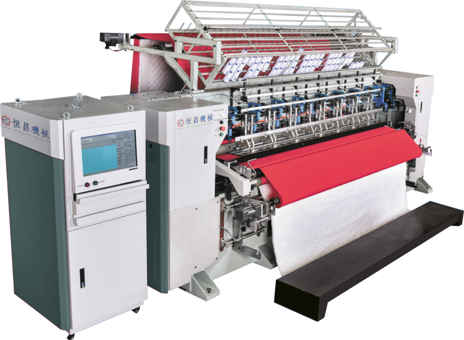 HC- 64,128 high-speed computer shuttle multi-needle quilting machine