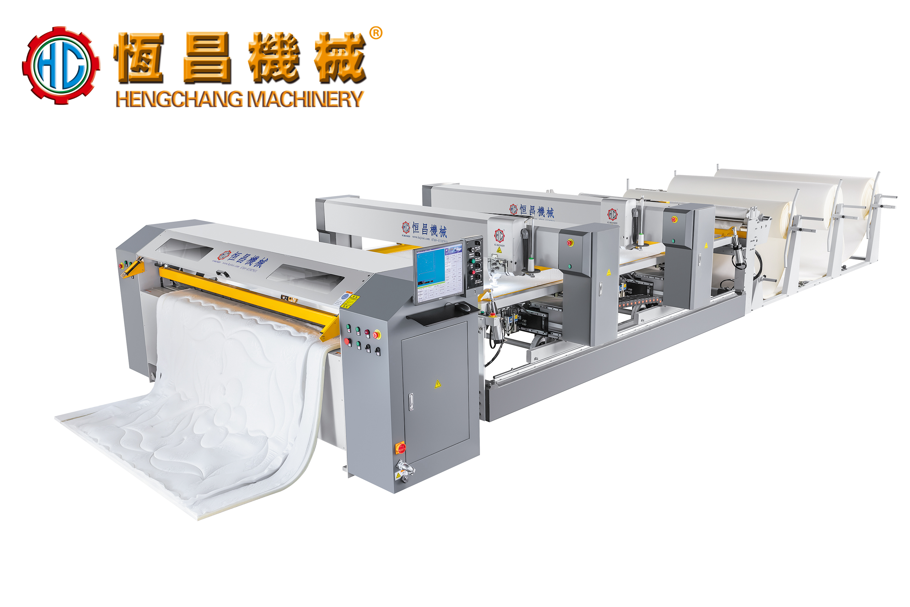 HC-DB3000 High Speed Double-beam Double-head Single Needle Quilting Machine