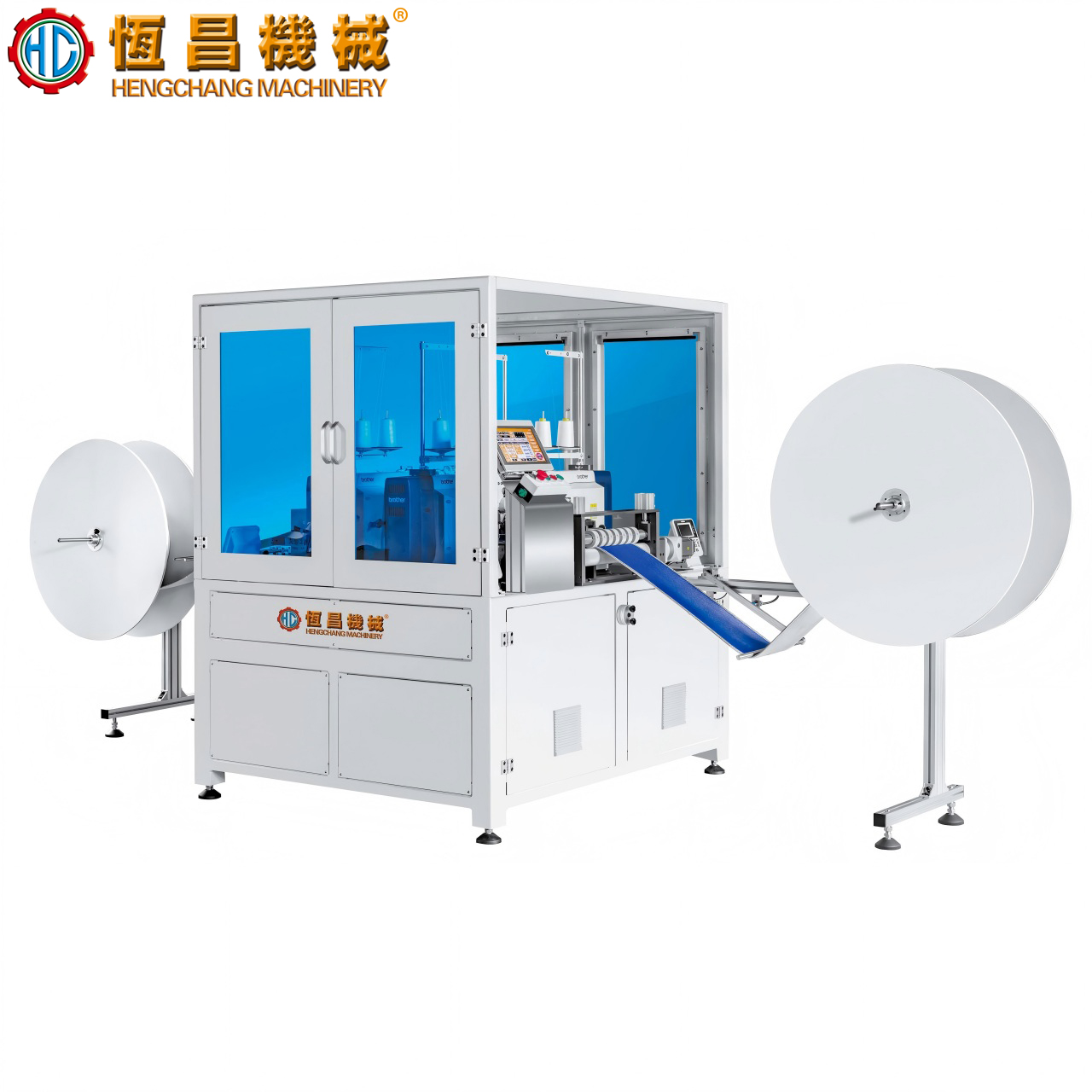 智能升级｜恒昌 HC-FHD 四头打点机，床垫围边前置工序自动化优选设备